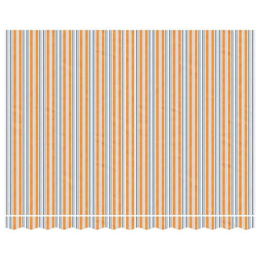 Vidaxl vervangingsdoek voor luifel gestreept 3,5x2,5 m meerkleurig