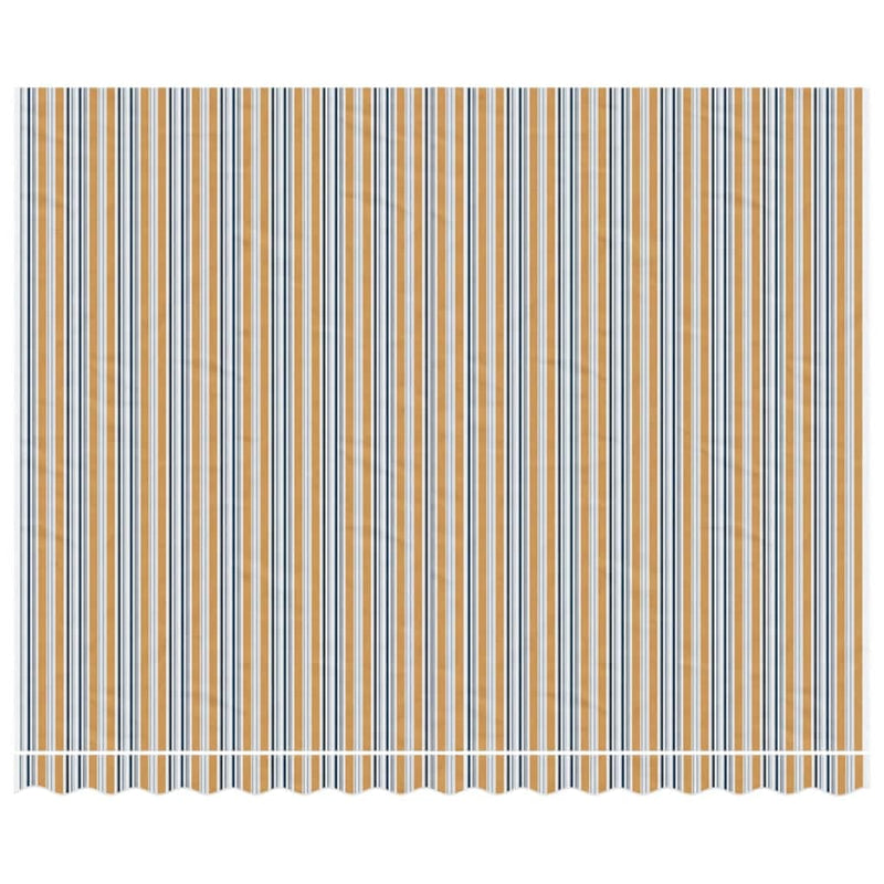 Laden Sie das Bild in Galerie -Viewer, Vidaxl vervangingsdoek voor luifel gestreept 4x3 m meerkleurig

