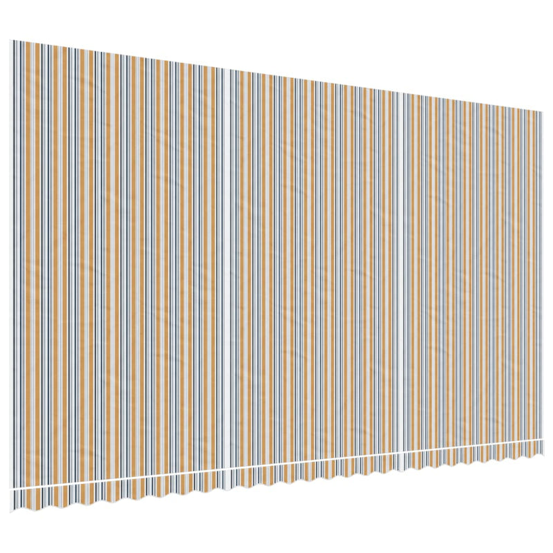 Load image into Gallery viewer, Vidaxl vervangingsdoek voor luifel gestreept 6x3,5 m meerkleurig
