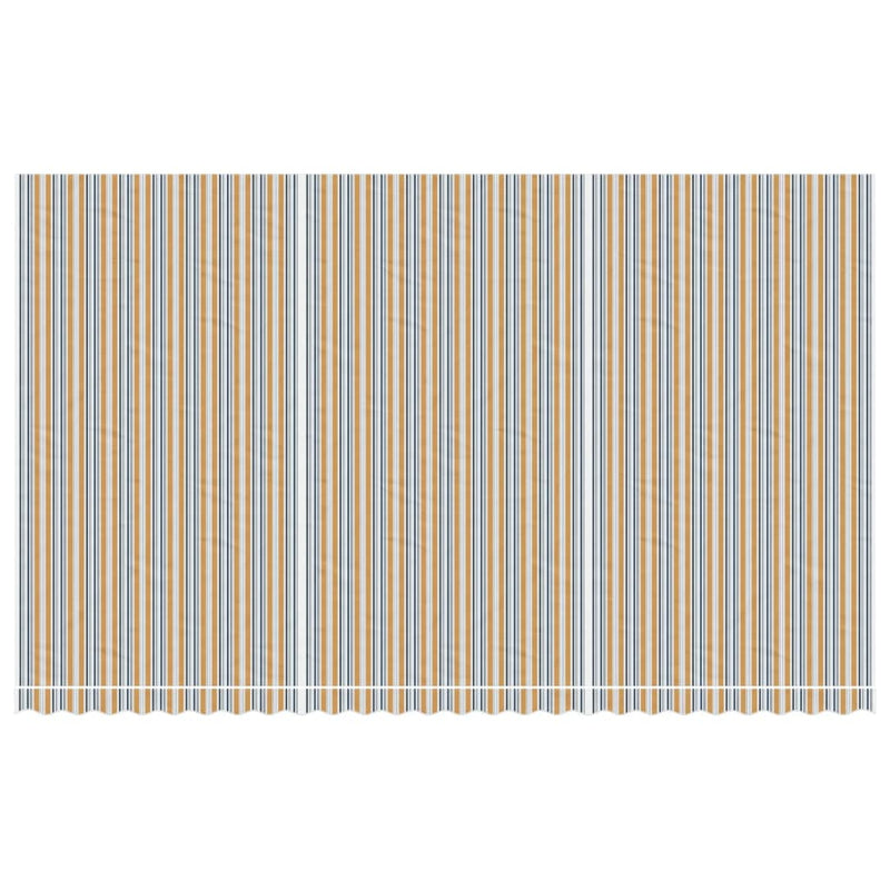Load image into Gallery viewer, Vidaxl vervangingsdoek voor luifel gestreept 6x3,5 m meerkleurig
