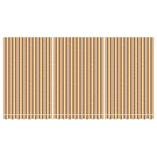 Vidaxl vervangingsdoek voor luifel gestreept 6x3 m meerkleurig