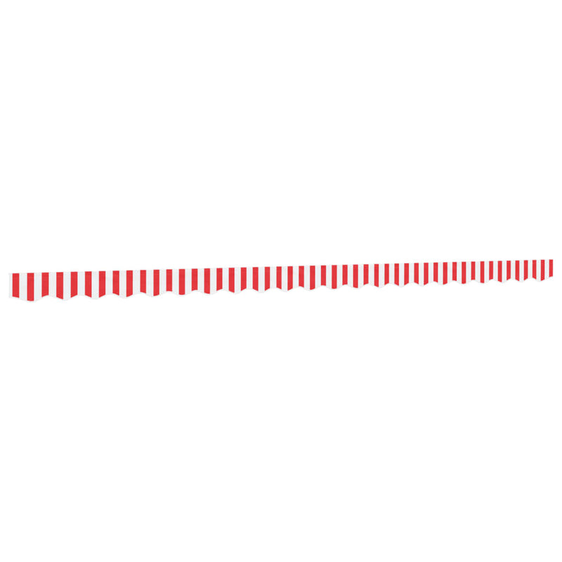 Chargez l'image dans la visionneuse de la galerie, Vidaxl vervangingsdoek voor luifelrok gestreept 500 cm rood en wit
