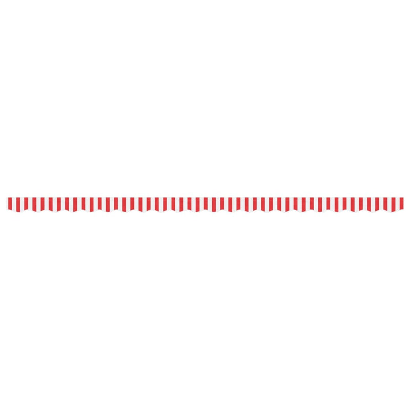 Chargez l'image dans la visionneuse de la galerie, Vidaxl vervangingsdoek voor luifelrok gestreept 500 cm rood en wit
