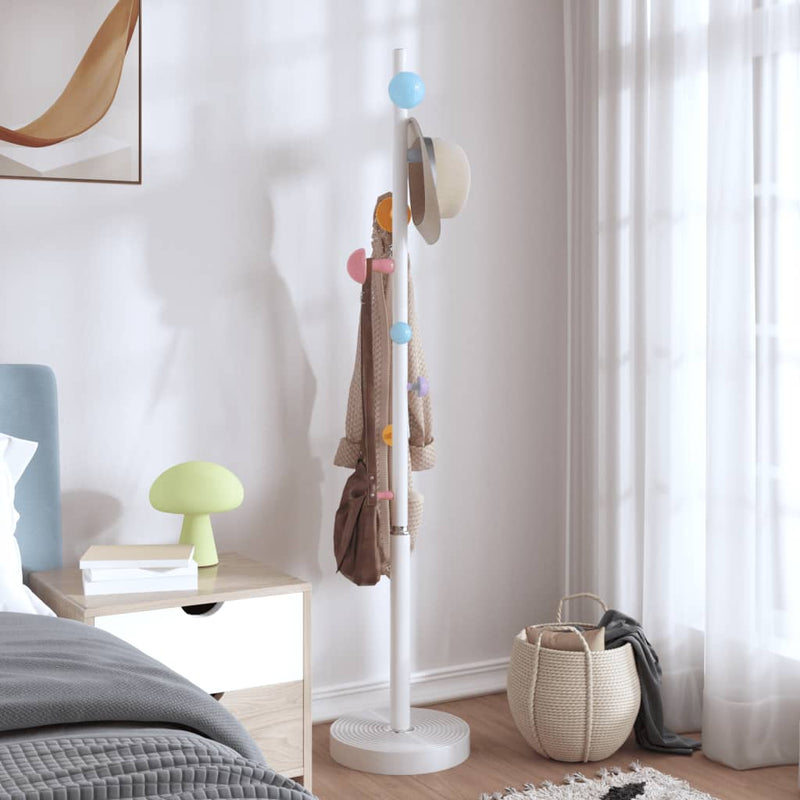 Load image into Gallery viewer, Vidaxl kapstok 172 cm gepoedercoat ijzer wit
