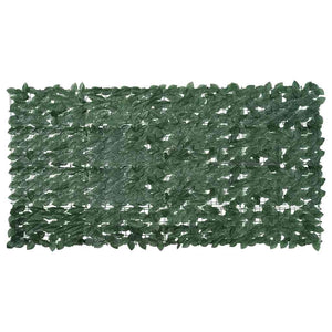 Vidaxl balkonscherm met donkergroene bladeren 200x100 cm
