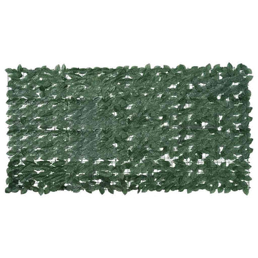 Vidaxl balkonscherm met donkergroene bladeren 200x100 cm