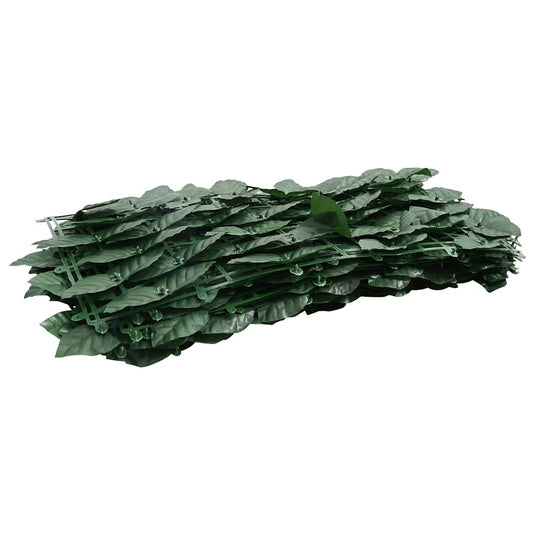 Vidaxl balkonscherm met donkergroene bladeren 200x150 cm