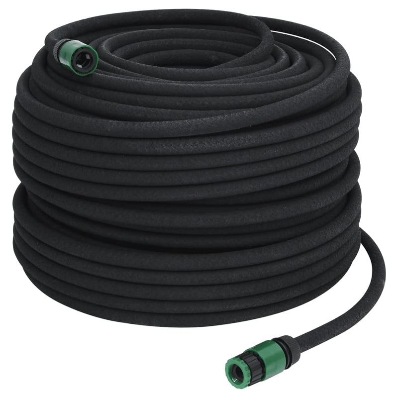Load image into Gallery viewer, VidaXL Druppelslang 0,6'' 100 m rubber zwart
