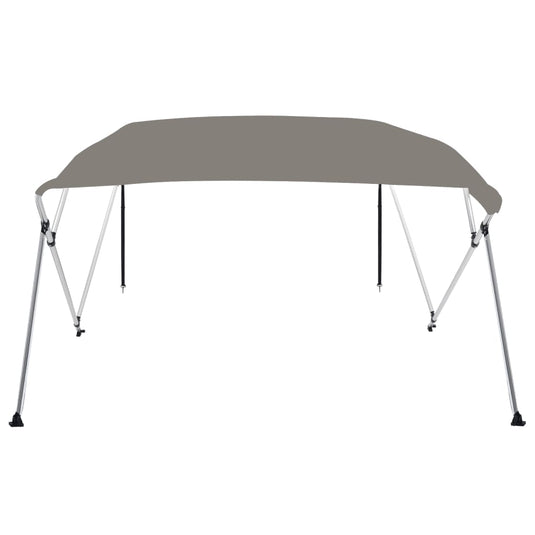 Vidaxl biminitop 4 bogen 243x180x137 cm grijs