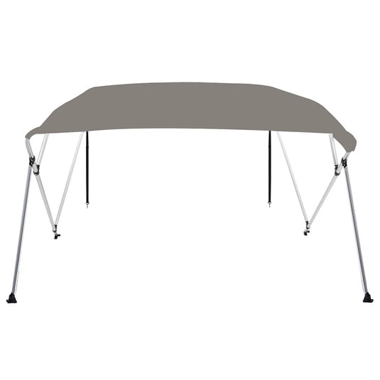 Vidaxl biminitop 4 bogen 243x210x137 cm grijs