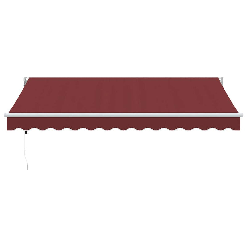 ギャラリービューアに画像をロードする, Vidaxl luifel automatisch uittrekbaar 350x250 cm bordeauxrood
