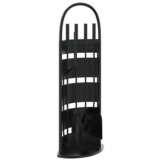 Vidaxl 5-delige openhaardgereedschapset 23x15x66 cm staal