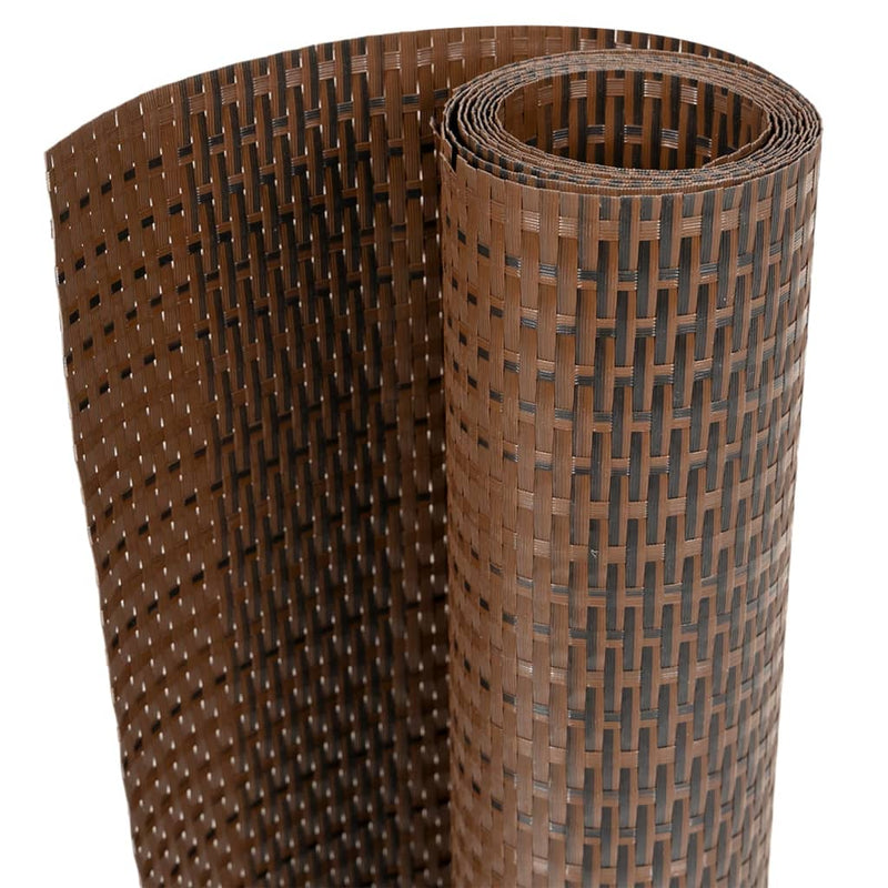 Load image into Gallery viewer, Vidaxl balkonscherm 1000x100 cm poly rattan bruin en zwart
