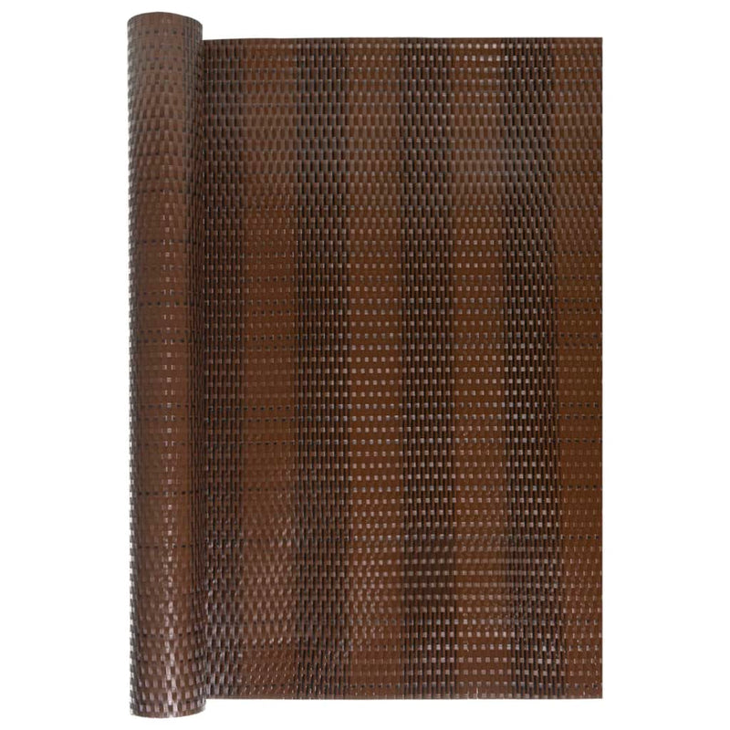 Load image into Gallery viewer, Vidaxl balkonscherm 1000x100 cm poly rattan bruin en zwart
