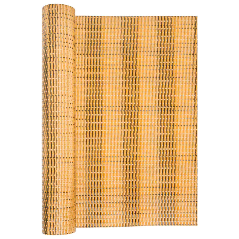 Load image into Gallery viewer, Vidaxl balkonscherm 500x100 cm poly rattan lichtbruin

