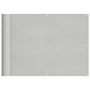 Vidaxl balkonscherm 75x500 cm 100% oxford polyester lichtgrijs