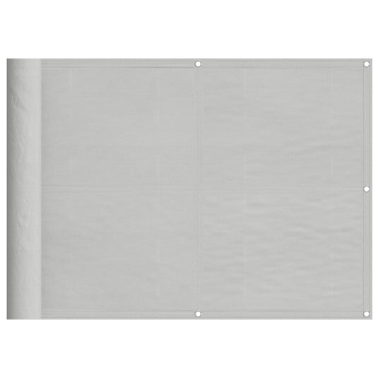 Vidaxl balkonscherm 75x600 cm 100% oxford polyester lichtgrijs