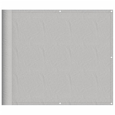 Vidaxl balkonscherm 90x500 cm 100% oxford polyester lichtgrijs