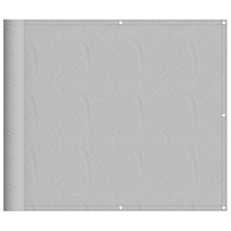 Load image into Gallery viewer, Vidaxl balkonscherm 90x600 cm 100% oxford polyester lichtgrijs
