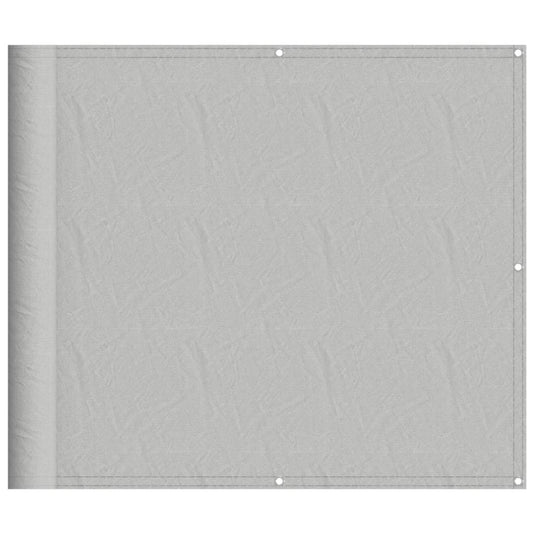 Vidaxl balkonscherm 90x800 cm 100% oxford polyester lichtgrijs