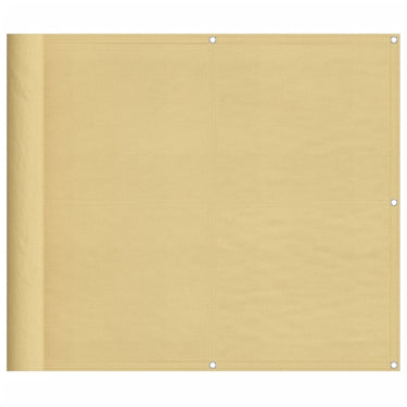 Vidaxl balkonscherm 90x400 cm 100% oxford polyester zandkleurig