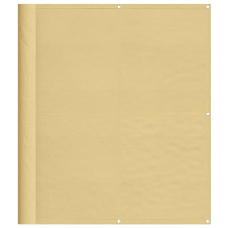 Load image into Gallery viewer, Vidaxl balkonscherm 120x600 cm 100% oxford polyester zandkleurig
