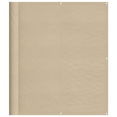 Vidaxl balkonscherm 120x700 cm 100% oxford polyester beige