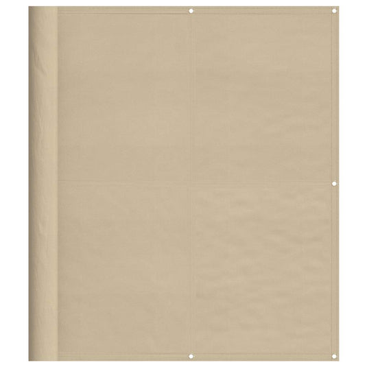 Vidaxl balkonscherm 120x700 cm 100% oxford polyester beige