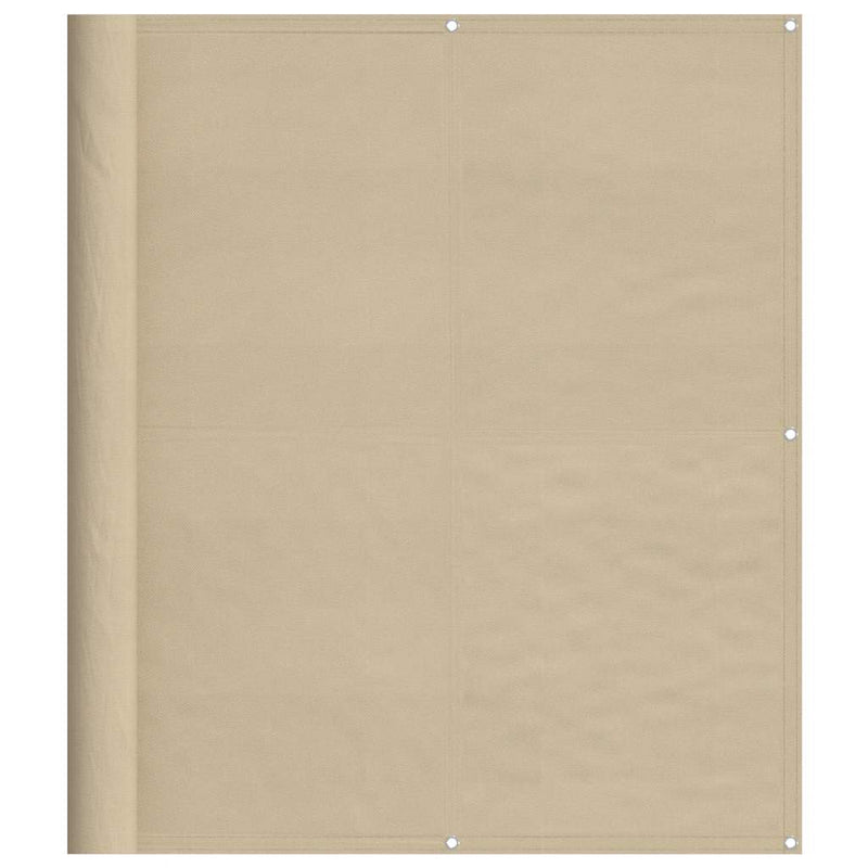 Afbeelding laden in galerijviewer, Vidaxl balkonscherm 120x1000 cm 100% oxford polyester beige
