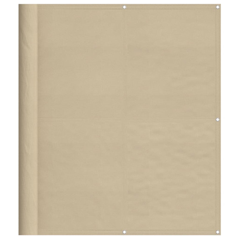 Load image into Gallery viewer, Vidaxl balkonscherm 120x1000 cm 100% oxford polyester beige
