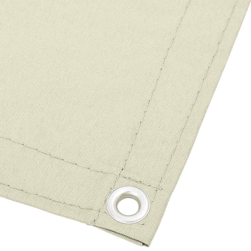 Afbeelding laden in galerijviewer, Vidaxl balkonscherm 75x1000 cm 100% oxford polyester crèmekleurig
