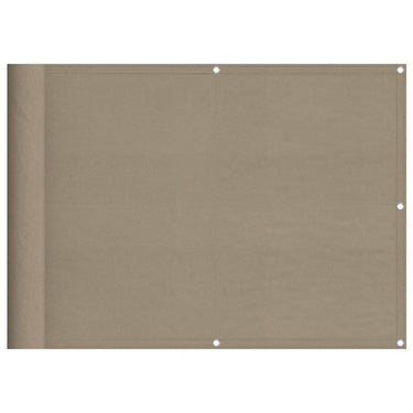 Vidaxl balkonscherm 75x700 cm 100% oxford polyester taupe
