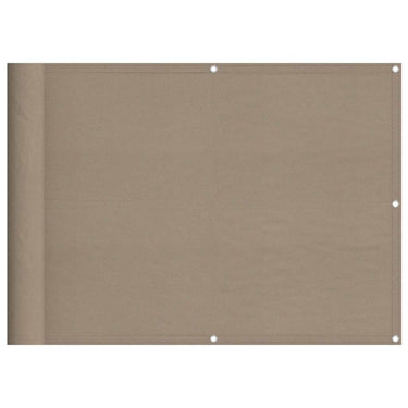 Vidaxl balkonscherm 75x800 cm 100% oxford polyester taupe