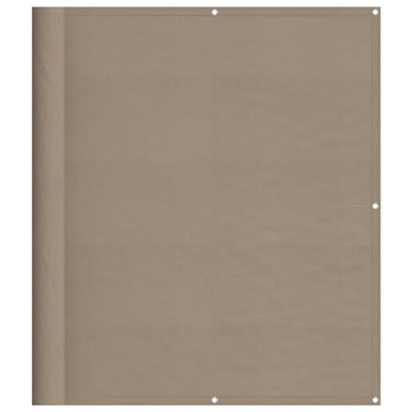 Vidaxl balkonscherm 120x800 cm 100% oxford polyester taupe