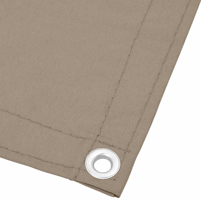 Load image into Gallery viewer, Vidaxl balkonscherm 120x1000 cm 100% oxford polyester taupe

