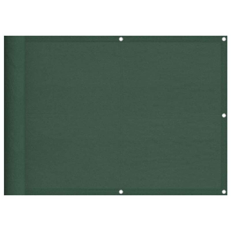 Laden Sie das Bild in Galerie -Viewer, Vidaxl balkonscherm 75x700 cm 100% oxford polyester donkergroen

