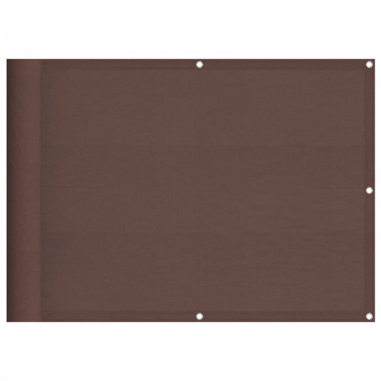 Vidaxl balkonscherm 75x700 cm 100% oxford polyester bruin