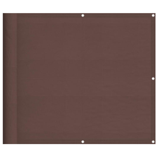 Vidaxl balkonscherm 90x800 cm 100% oxford polyester bruin