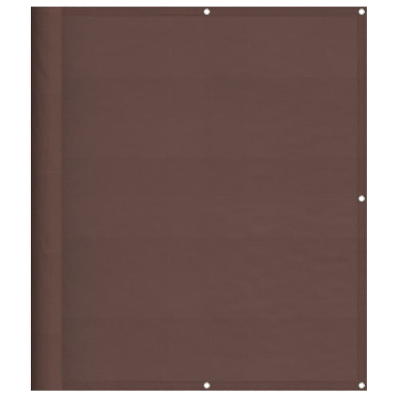 Load image into Gallery viewer, VidaXL Balkonscherm 120x800 cm 100% oxford polyester bruin
