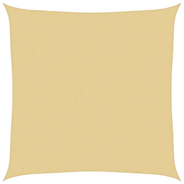 Vidaxl zonnezeil 6x6 m 100% polyester oxford zandkleurig