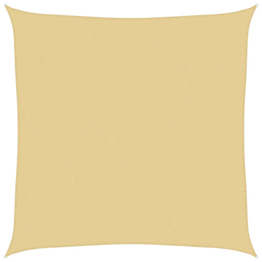Vidaxl zonnezeil 7x7 m 100% polyester oxford zandkleurig