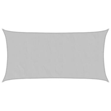 Vidaxl zonnezeil 5x2,5 m 100% polyester oxford lichtgrijs