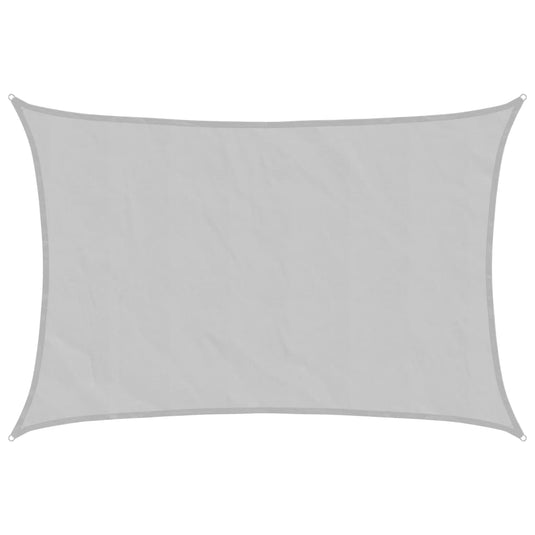 Vidaxl zonnezeil 5x4 m 100% polyester oxford lichtgrijs