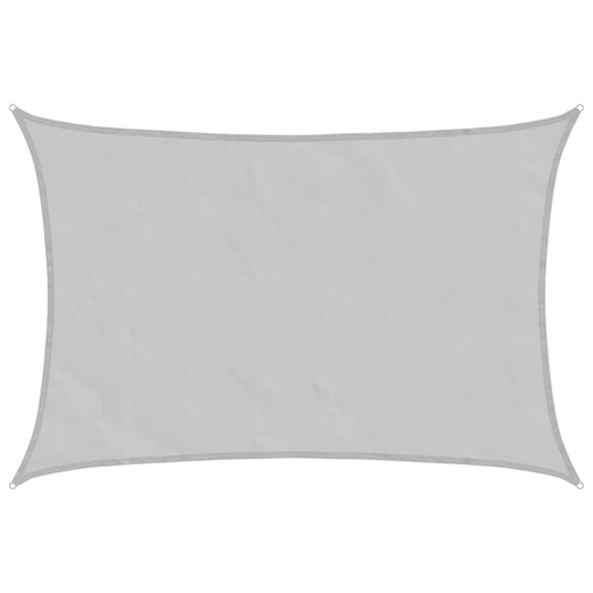 Vidaxl zonnezeil 6x4 m 100% polyester oxford lichtgrijs