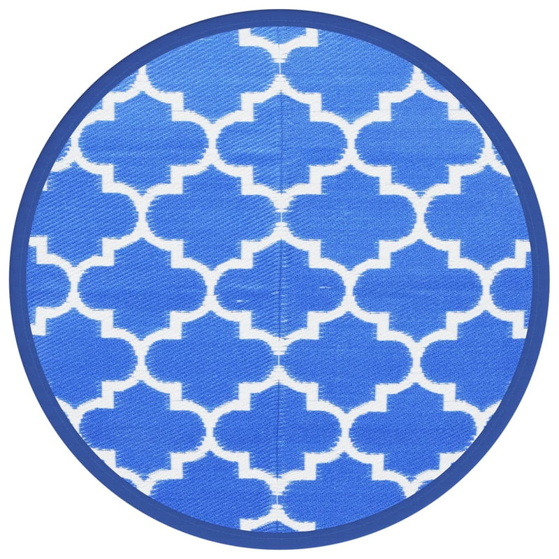 Chargez l'image dans la visionneuse de la galerie, Vidaxl buitenkleed arakil ø120 cm polypropeen blauw
