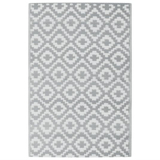 Vidaxl buitenkleed arakil 120x180 cm pp grijs
