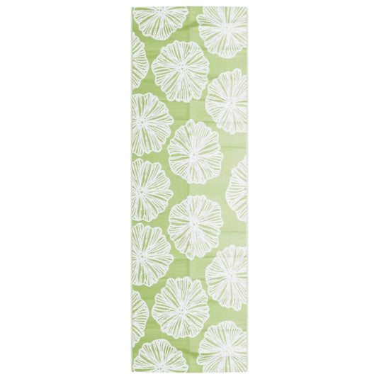Vidaxl buitenkleed arakil 80x250 cm polypropeen groen