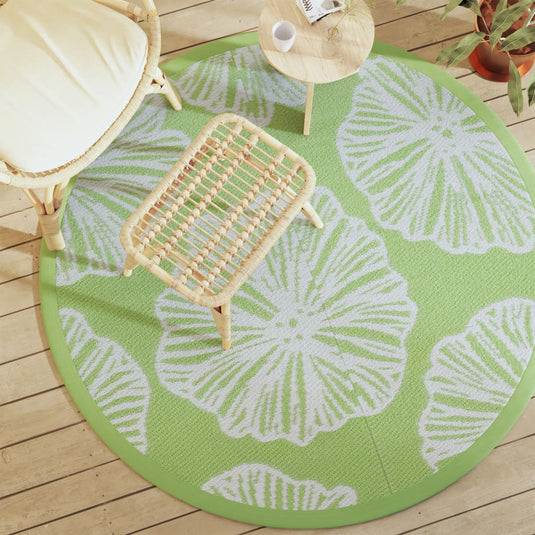 Vidaxl buitenkleed arakil ø160 cm polypropeen groen