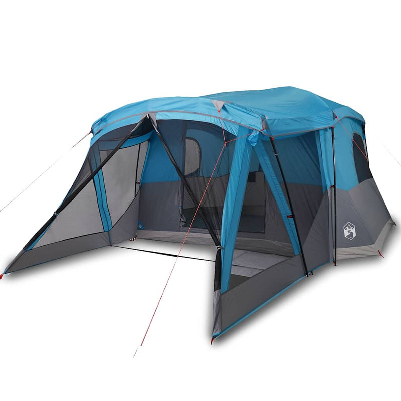 Load image into Gallery viewer, Vidaxl tent met luifel 4-persoons waterdicht blauw
