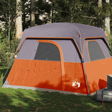Vidaxl tent 4-persoons waterdicht oranje